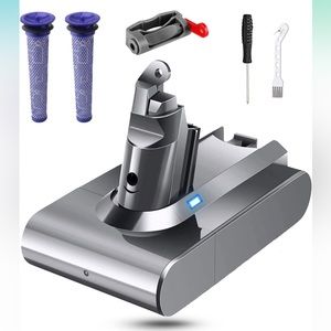 NEW CoolSoul Battery Replacement for Dyson V6 Battery + Extra Filters